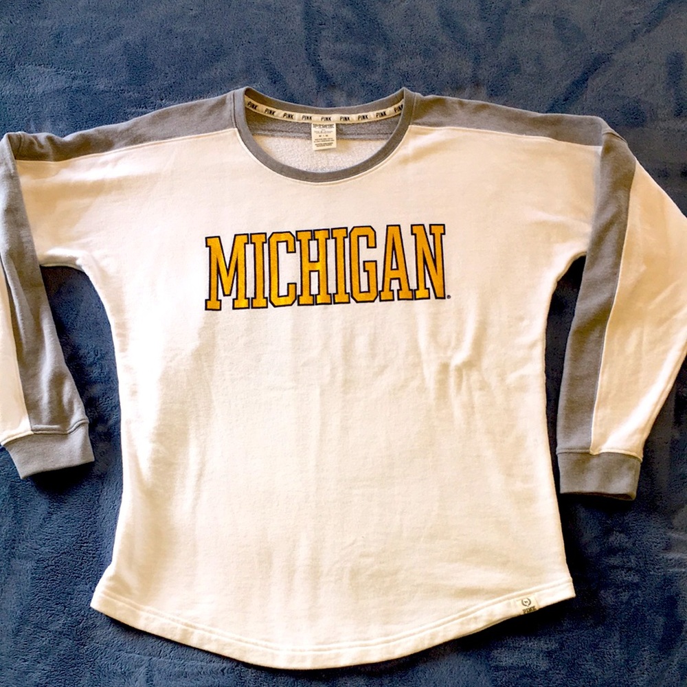 Victoria’s Secret PINK Michigan Fleece Sweatshirt